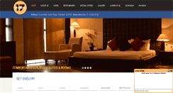 Desktop Screenshot of 17degreeshotel.com